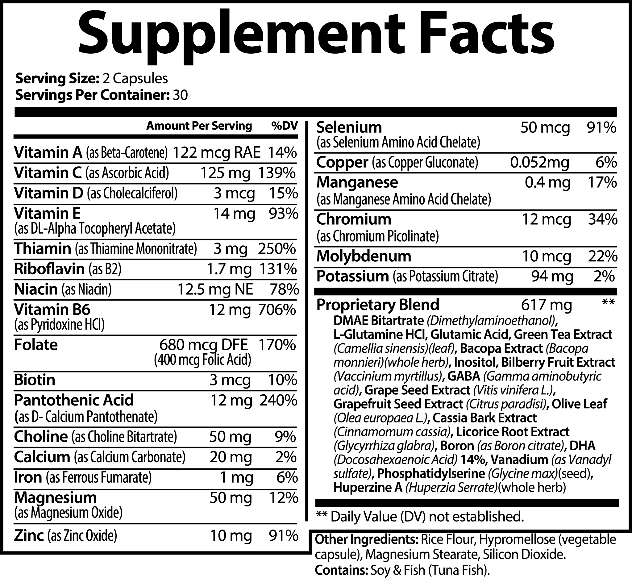 NeuroClarity Focus Capsules
