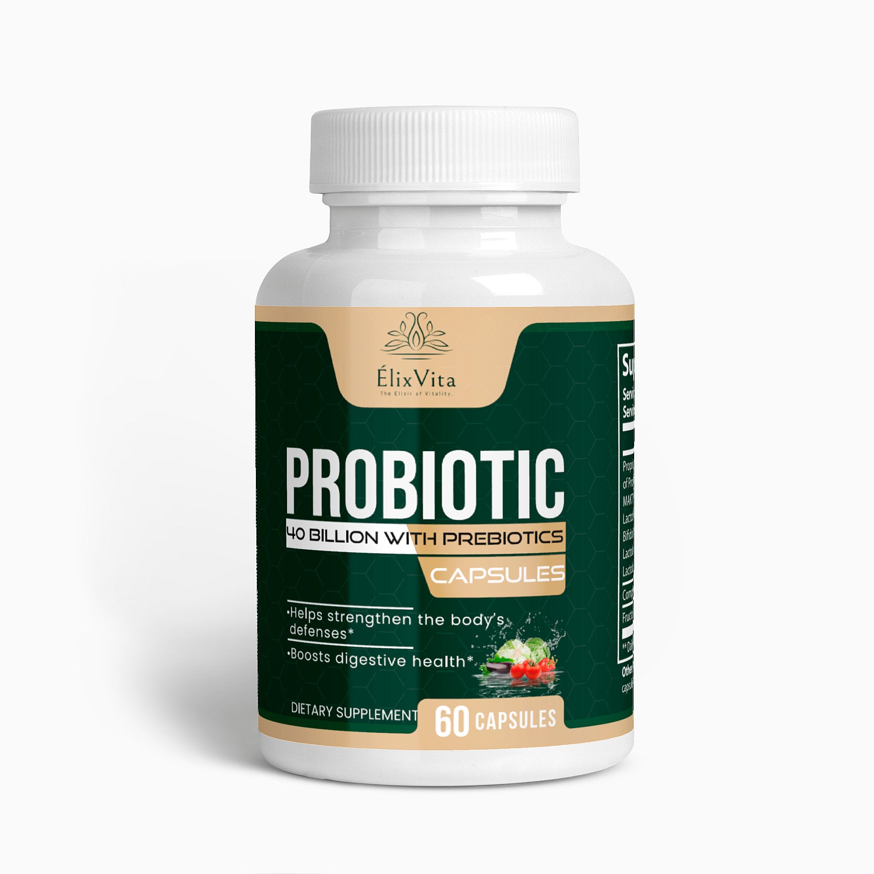 Probiotic 40 Billion with Prebiotics